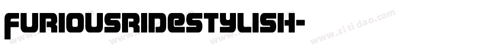 FuriousRideStylish字体转换