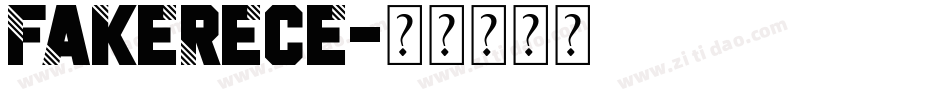 FAKERECE字体转换