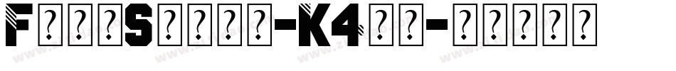 FakeSerif-K4dp字体转换