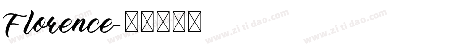 Florence字体转换