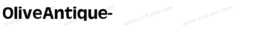 OliveAntique字体转换