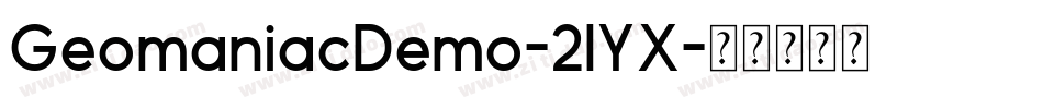 GeomaniacDemo-2lYX字体转换