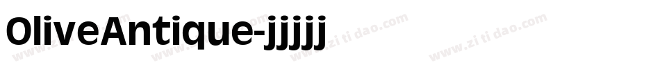 OliveAntique字体转换