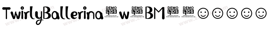 TwirlyBallerina-w1BM2字体转换