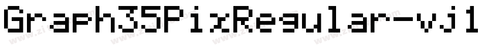 Graph35PixRegular-vj1A字体转换