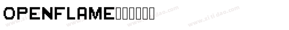 OpenFlame字体转换