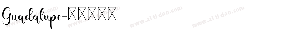 Guadalupe字体转换
