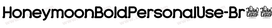 HoneymoonBoldPersonalUse-Br78字体转换