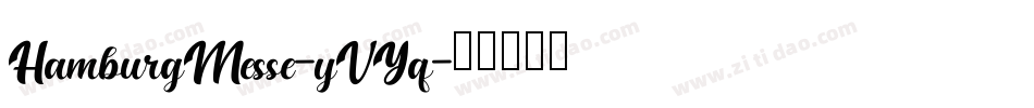 HamburgMesse-yVYq字体转换