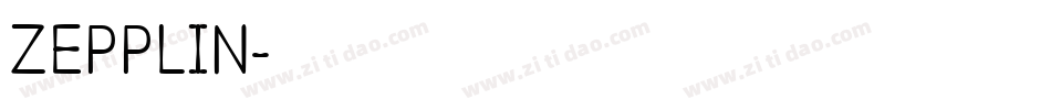 ZEPPLIN字体转换