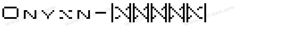Onyxn字体转换