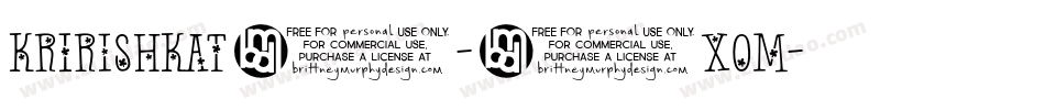 KrIrishKat5-8xOM字体转换