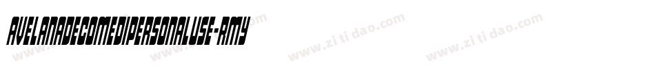 AvelanaDecoMediPersonalUse-RMyv字体转换