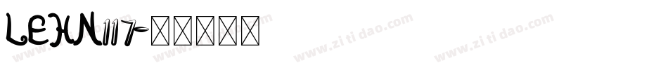 LEHN117字体转换