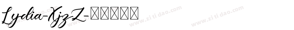 Lydia-XjzZ字体转换