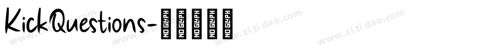 KickQuestions字体转换