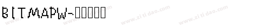 BITMAPW字体转换