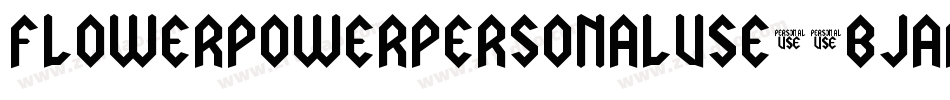 FlowerPowerPersonalUse-7BjAP字体转换
