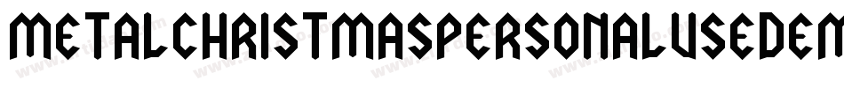 MetalChristmasPersonalUseDemo-4p8x字体转换