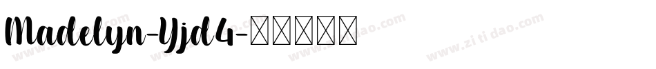 Madelyn-Yjd4字体转换