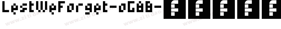 LestWeForget-oG8B字体转换