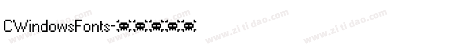 CWindowsFonts字体转换