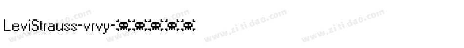 LeviStrauss-vrvy字体转换