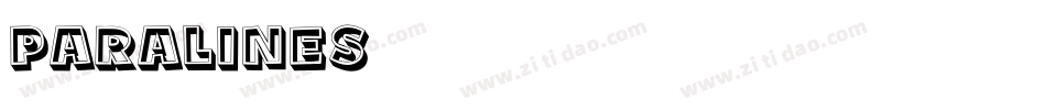 Paralines字体转换