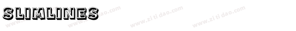 Slimlines字体转换