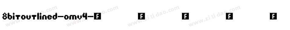 8BitOutlined-oMV4字体转换