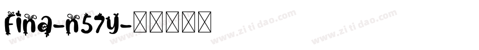 Fina-n57Y字体转换