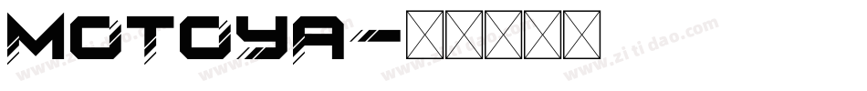 Motoya字体转换