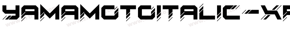 YamaMotoItalic-xrV8字体转换