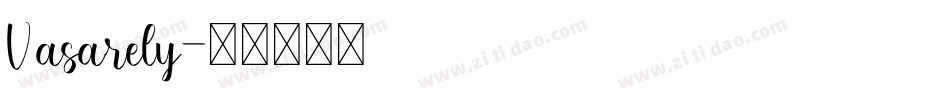 Vasarely字体转换