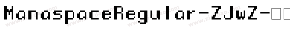 ManaspaceRegular-ZJwZ字体转换
