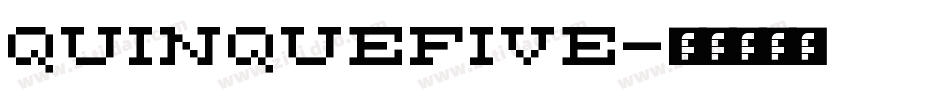 QuinqueFive字体转换