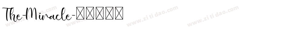 The-Miracle字体转换