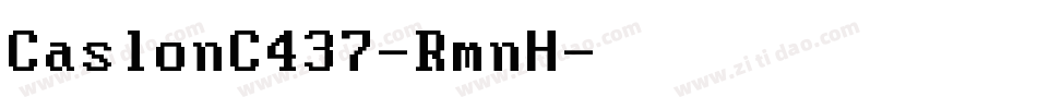 CaslonC437-RmnH字体转换