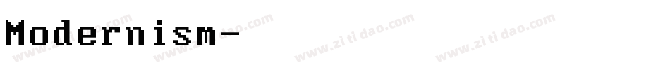 Modernism字体转换
