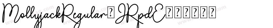 MollyjackRegular-JRpdE字体转换