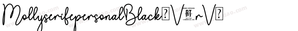 MollyserifepersonalBlack-V3rV字体转换