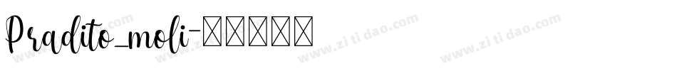 Pradito_moli字体转换