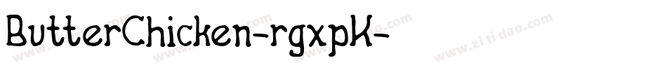ButterChicken-rgxpK字体转换