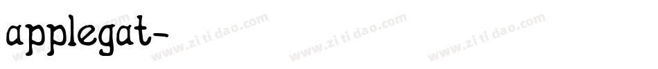applegat字体转换