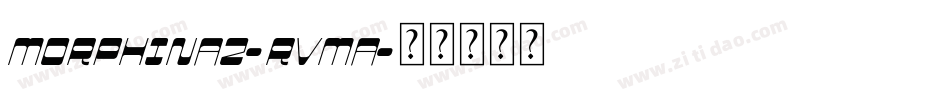 Morphina2-RvMA字体转换