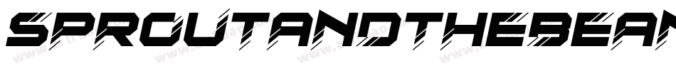 SproutAndTheBeanBold-6YRxg字体转换