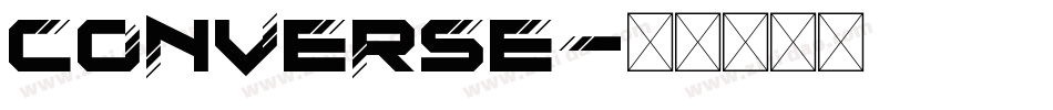 Converse字体转换