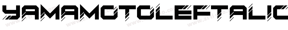 YamaMotoLeftalic-pAVR字体转换