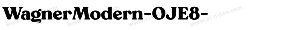 WagnerModern-OJE8字体转换
