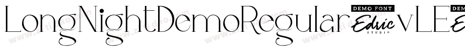 LongNightDemoRegular-vLE7字体转换